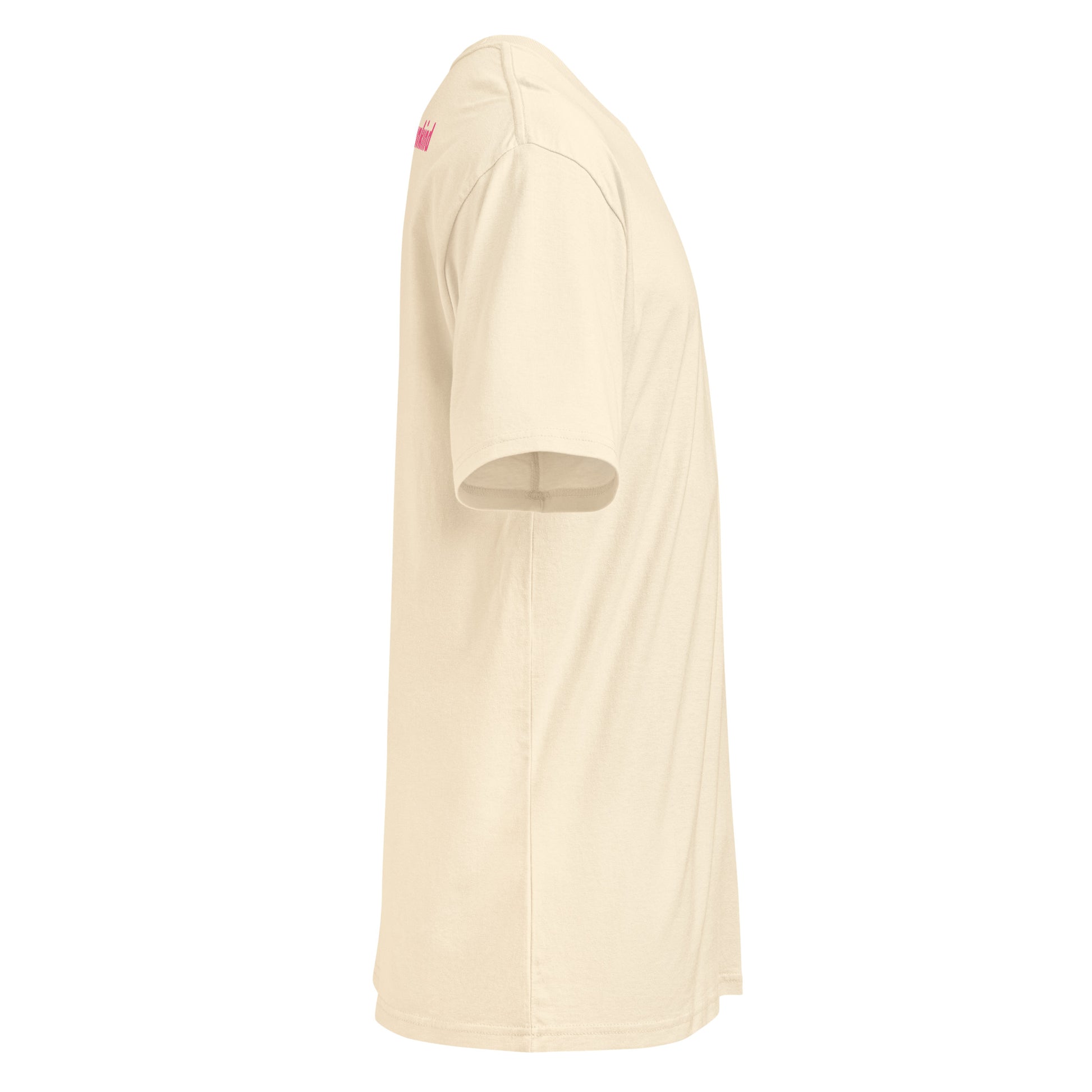 vintage white t-shirt on a white background