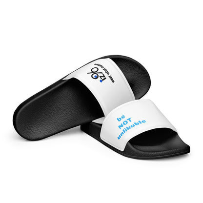 Black and white slides with text on a white background