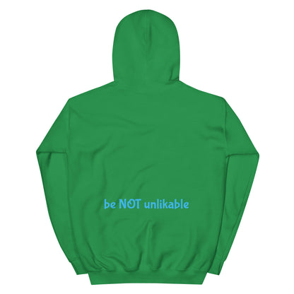 Irish green hoodie on a white background