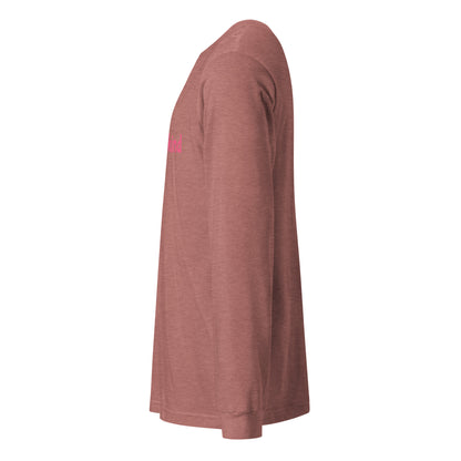 unisex long-sleeve shirt tee on a white background