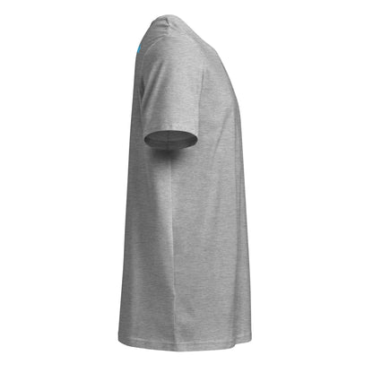 Gray t-shirt on a white background