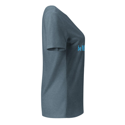 Blue t-shirt on a white background