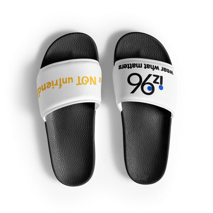 Black and white slides with text on a white background