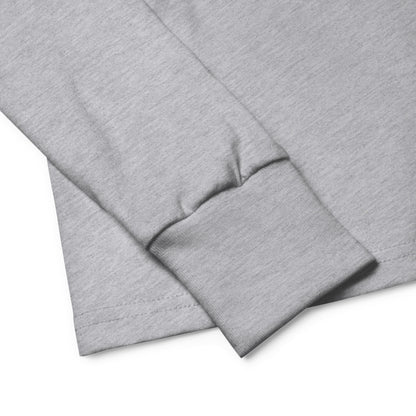 Gray fabric with a folded edge on a white background