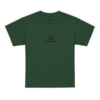 tshirt with logo on a white background
