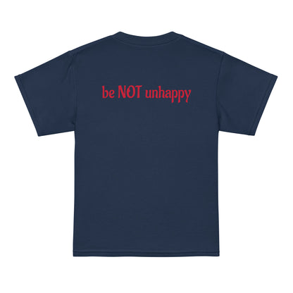 tshirt with text on a white background