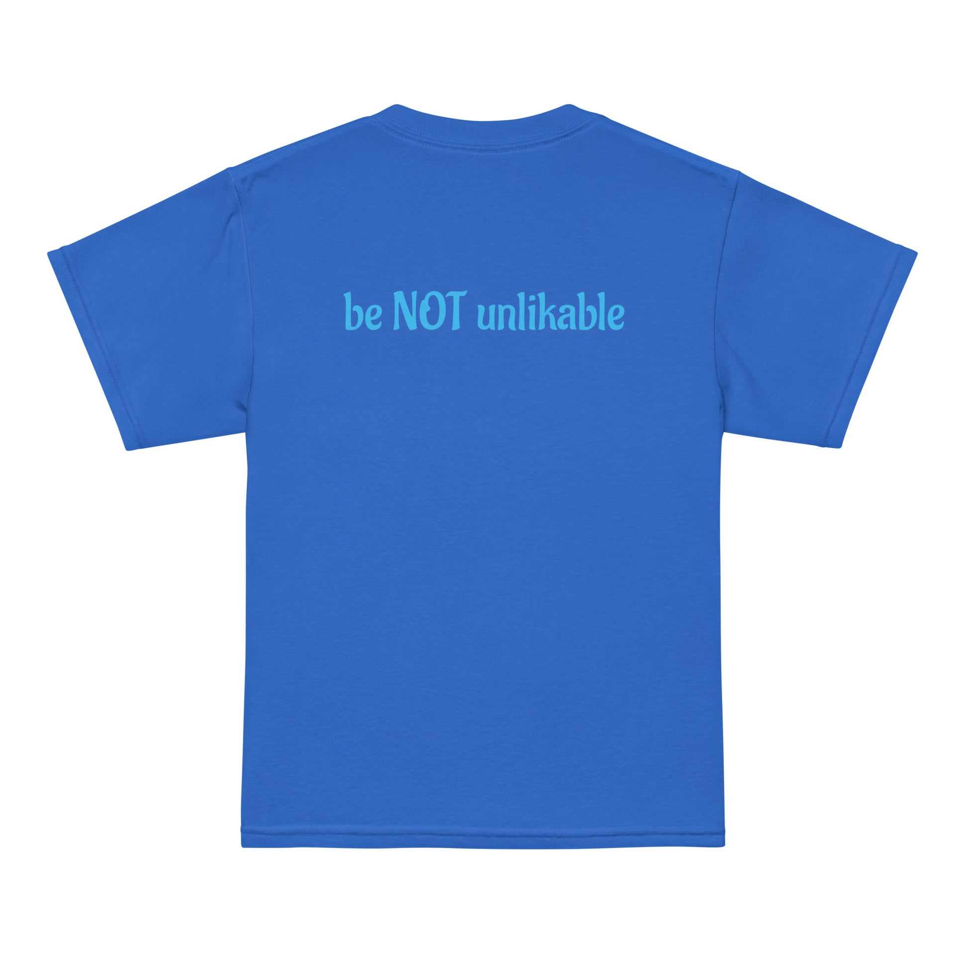 tshirt with text on a white background